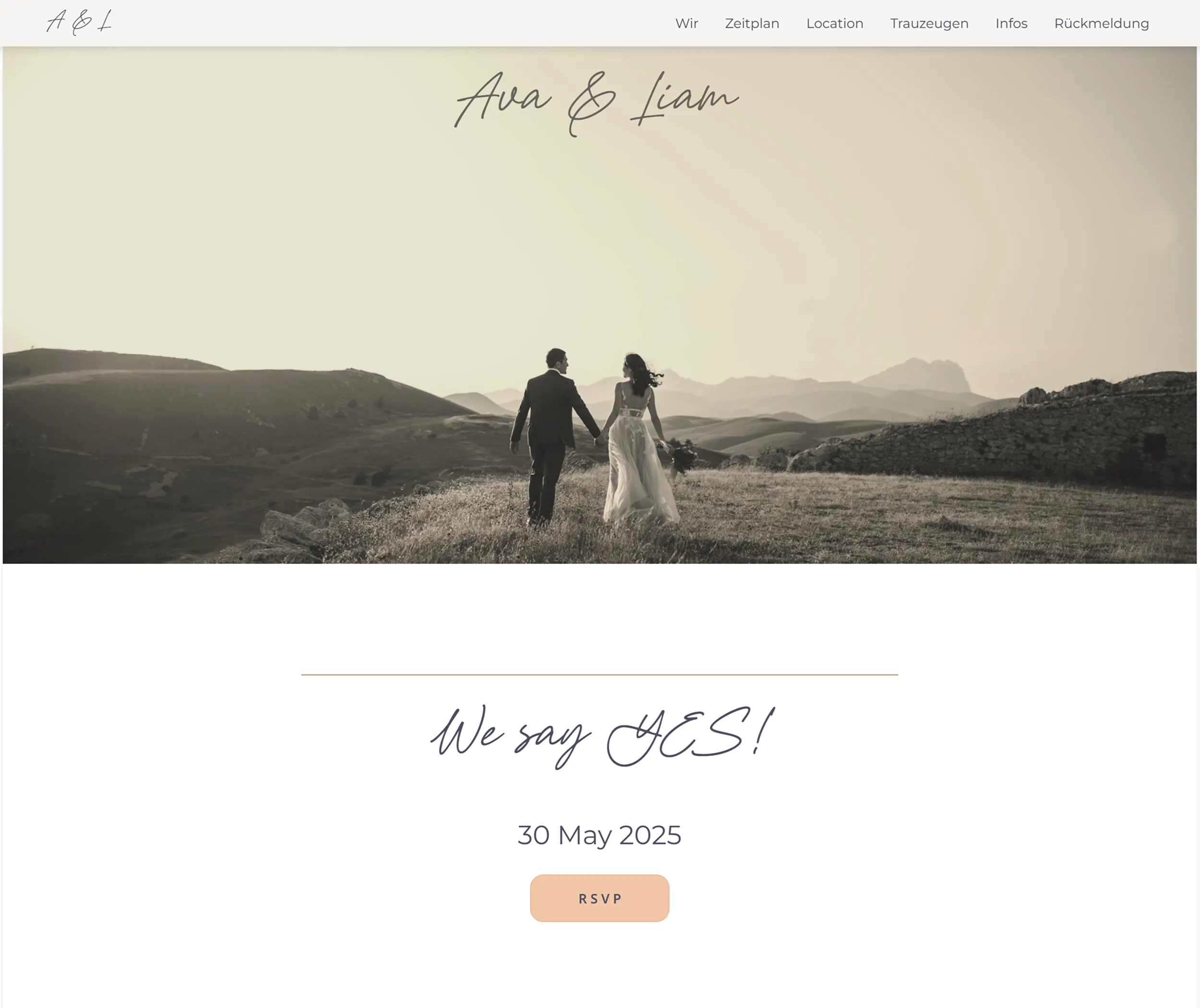 Wedding Liam and Ava