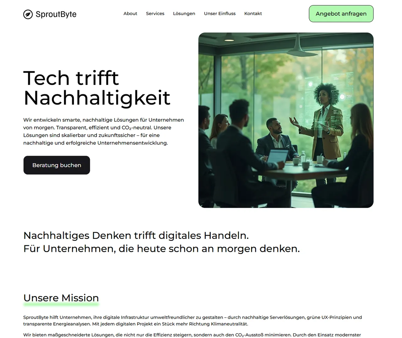SproutByte Website Demo