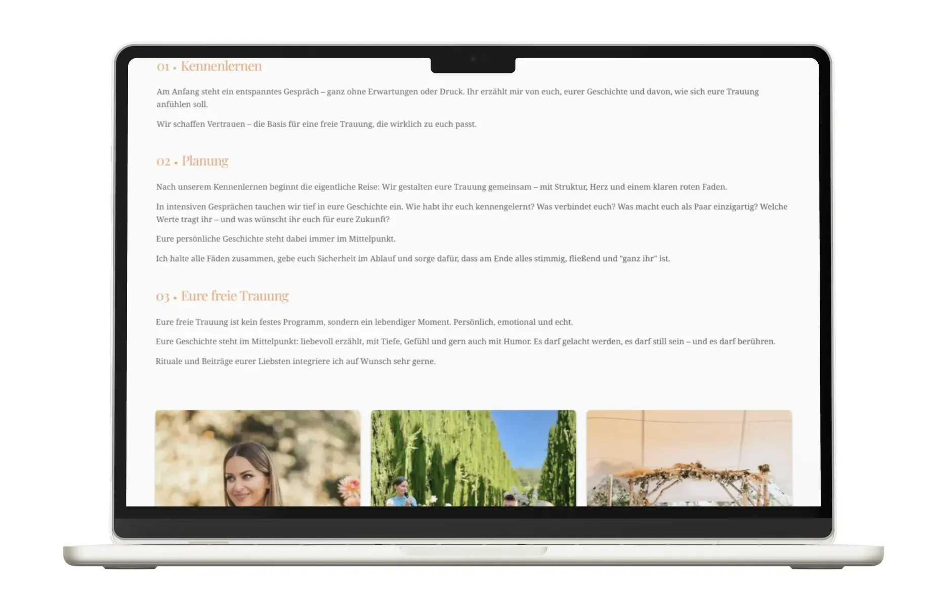 Mockup der SproutByte Website auf einem Laptop
